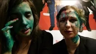 Pussy Riot attacked with 'green antiseptic' in Russian city