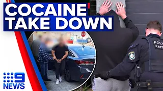 Raptor Squad uncover alleged bikie cocaine ring in Wollongong | 9 News Australia