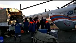 Аэромобильная группа отправлена в Красноярский край к месту разрушения дамбы