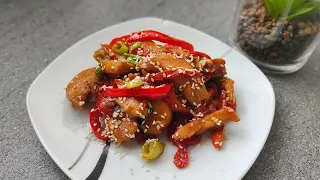 Куриная грудка в соусе ТЕРИЯКИ / сочная куриная грудка почему раньше так не готовила/ курица терияки