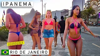 Walking on Ipanema Boardwalk 🇧🇷 Rio de Janeiro, Brazil |【4K】2021