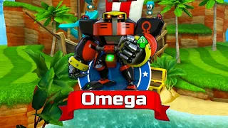 Sonic Dash - Omega Unlocked and Fully Upgraded Update - All 55 Characters Unlocked Android Gameplay