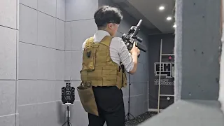 파킨장에서 HK416 쏘기