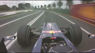 Sebastian Vettel’s OnBoard Pole Lap at 2010 Melbourne Grand Prix with no commentary