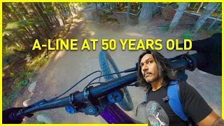 50 Year Old Bengali Rides Whistler's A-Line.