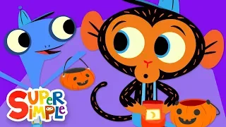 A Mr. Monkey Halloween | Mr. Monkey, Monkey Mechanic | Halloween Cartoon