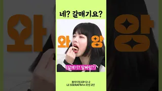 [르세라핌/홍은채] 나 과자 진짜 좋아!