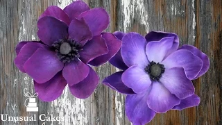 Anemone Sugar flower tutorial