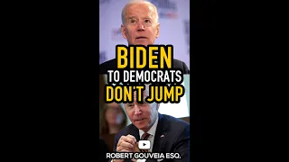 Biden to Democrats: Don't Jump! #shorts