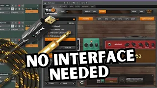 How to Use a Cheap Guitar USB Cable with Cakewalk TH3 🎵🤘
