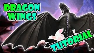 Dragon Wings Clay Tutorial | Sculpting the Wings | by SilentKimiya