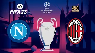 Napoli vs Milan | FIFA 23 PS5 Gameplay | Champions League [4K 60FPS]