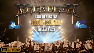 Megadeth | Crush The World Tour 21 de abril   Bogota Colombia | Full Show | 2024 | 4K