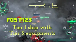 MW P001 | FGS F123 Tier 1 class ship equipped with bulawa missile & monarc cannon type 86 torpedo