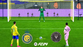 AL NASSR VS INTER MIAMI FC 24 PENALTY SHOOTOUT RONALDO VS MESSI