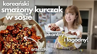 KOREAŃSKI SMAŻONY KURCZAK 닭강정 w sosie PIKANTNYM I ŁAGODNYM! - najlepszy przepis