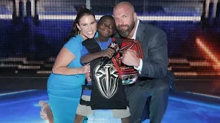 Jarrius "Little JJ" Robertson is named a WWE Hero