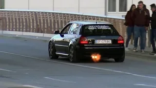 Audi S3 1.8T - LOUD ANTILAG Sound & FLAMES!