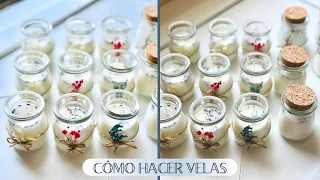 CÓMO HACER VELAS  PASO A PASO | VELAS AROMÁTICAS| SOUVENIR PARA FIESTAS.