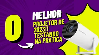 Testando o PROJETOR MAGCUBIC hy 300 - Funciona Canais de TV ABERTA? Dicas de USO! | Projetor x TV!