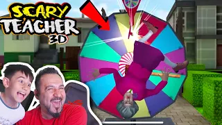 KIZGIN ÖĞRETMEN HEDEF TAHTASI OLDU! | SCARY TEACHER 3D OYNUYORUZ