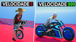 TRANSFORMEI MOTOS NORMAIS EM SUPER MOTOS RAPIDAS no GTA 5