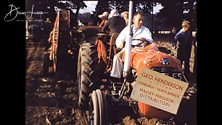 Massey Ferguson 65 & 35 Tractor, Plough & Massey Ferguson 711 Potato Harvester