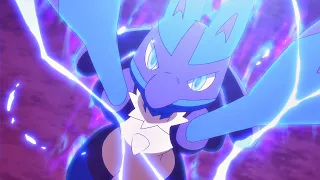 Lucario's Mega Aura Sphere「AMV」- Nowhere Kids | Pokemon Journeys Episode 109