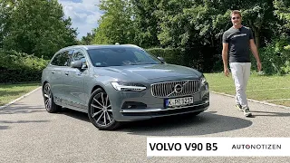 Volvo V90 B5 Mild-Hybrid Modelljahr 2021: Review, Test, Fahrbericht