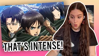 FIRST TIME REACTING TO ATTACK ON TITAN OPENINGS (1-7)