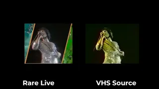 Queen at Earls Court Second Night HQ vs VHS source comparison