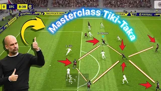 Tutorial How to Play Tiki Taka In any formation 4123 Review Efootball 2024 Mobile