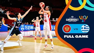 Montenegro v Greece | Full Game - FIBA Women's EuroBasket 2021 Final Round