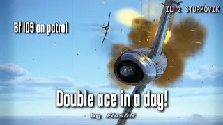 11 kills on patrol in Bf 109 G6/ASM | Double ace in a day | IL-2 WW2 Air Combat Flight Simulator