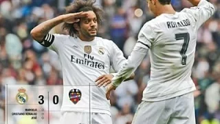 Real Madrid vs Levante (Laliga 17/10/2015) Highlights With English Commentary