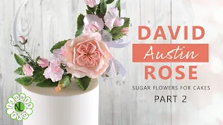 Make A David Austin Rose For Cakes - Part 2