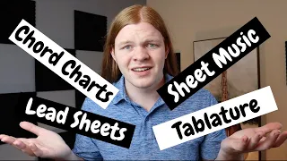 What's the Difference Between Chord Charts, Lead Sheets, Sheet Music, and Tablature?