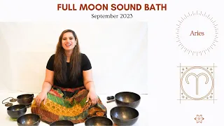 Full Moon in Aries Sound Bath September 2023