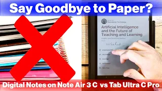 How this E-Ink Tablet and This App Removed Paper from My Work Flow - Productivity Tips