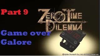 Zero Time Dilemma || Part 9 || Game Over Galore