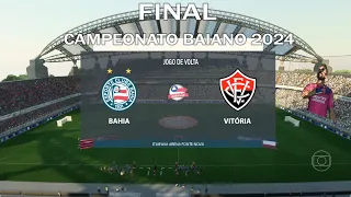 Fifa 23 - Bahia x Vitória | FINAL Campeonato BAIANO 2024 [ Jogo de Volta ]