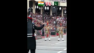 🇮🇳 Vs 🇵🇰 Parade Ceremony at Attari Wagah Border#shorts