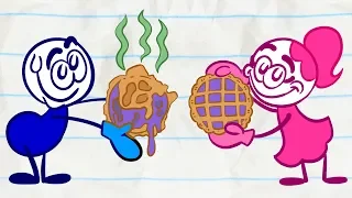 Pick Up The Pastry And More Pencilmation! | Animation | Cartoons | Pencilmation