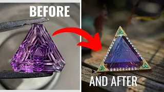 Incredible GOLD JEWELRY transformation. step by step jewelry making