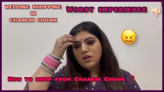 My Bridal Lehenga Shopping❗️Worst Experience❗️😖Chandni chowkl How to buy lehnga from chandnichowk❓