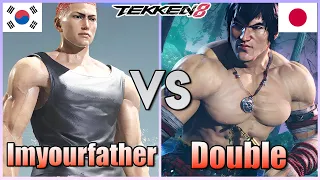 Tekken 8  ▰  Imyourfather (Lee) Vs Double (Law) ▰ Ranked Matches!