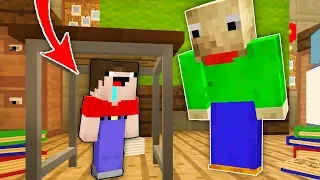 НУБ МУРАВЕЙ СПРЯТАЛСЯ ОТ БАЛДИ В МАЙНКРАФТ ! ТРОЛЛИНГ ПРЯТКИ В 1 БЛОК В MINECRAFT !