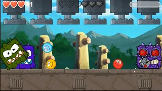 RED BALL 4 TOMATO BALL & YELLOW BALL & BLUE BALL 'FUSION BATTLE' with BILBERRY & OM NOM BOSSES VOLUM