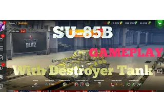 [World of Tank blitz]  SU-85B . Gameplay.