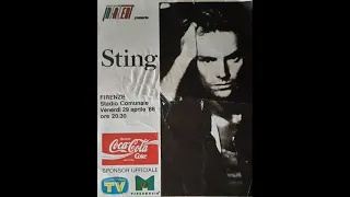 STING - Firenze 29-04-1988 Stadio Comunale Italy (AUDIO)